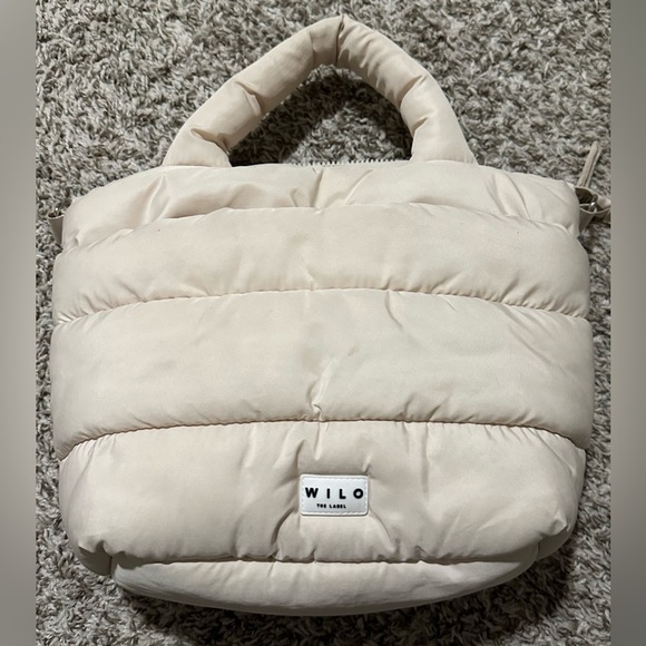 Wilo The Label Handbags - Wilo The Label Cream Puffer Tote
Bag Purse | Bag